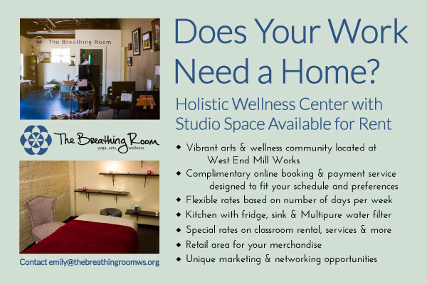 studio space for rent – The Breathing Room – Yoga, Arts, & Wellness in